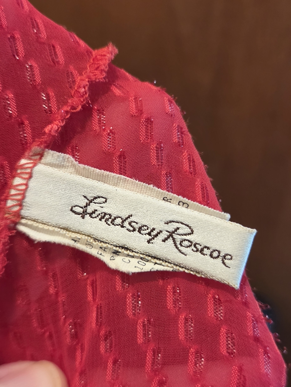 Lindsey Roscoe Vintage Sheer Chemise Lingerie  SzM - Picture 9 of 10